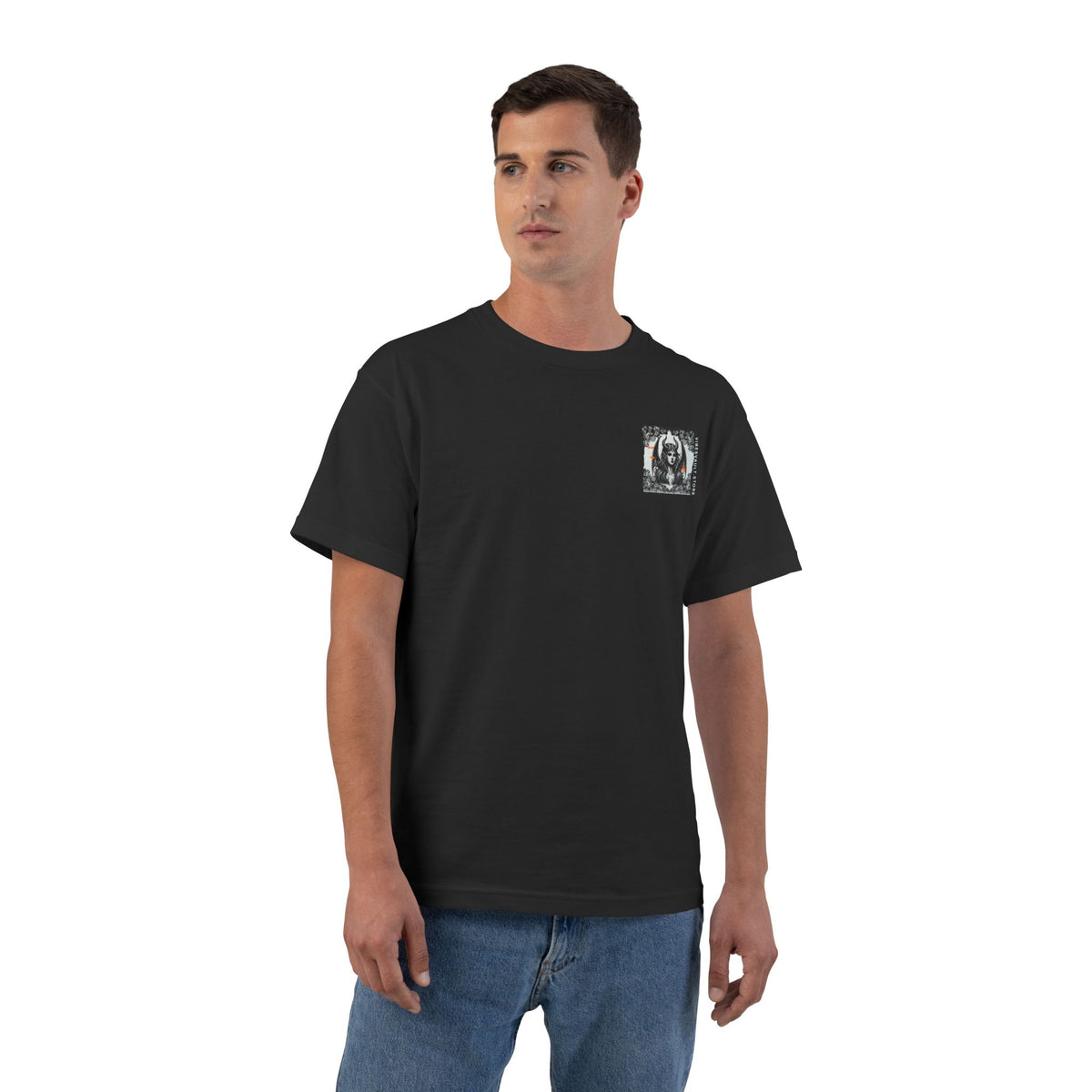 Goddess of Darkness Notebook - T-shirt Top - Retro Graphic Tee - Fall Halloween 2026