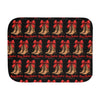 Christmas Cowboy Boots Sherpa Blanket – Merry Christmas Red Bow Holiday Throw