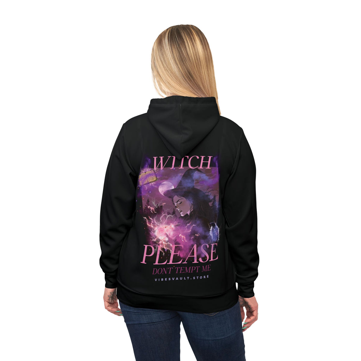 Witch Please Gothic Halloween Hoodie