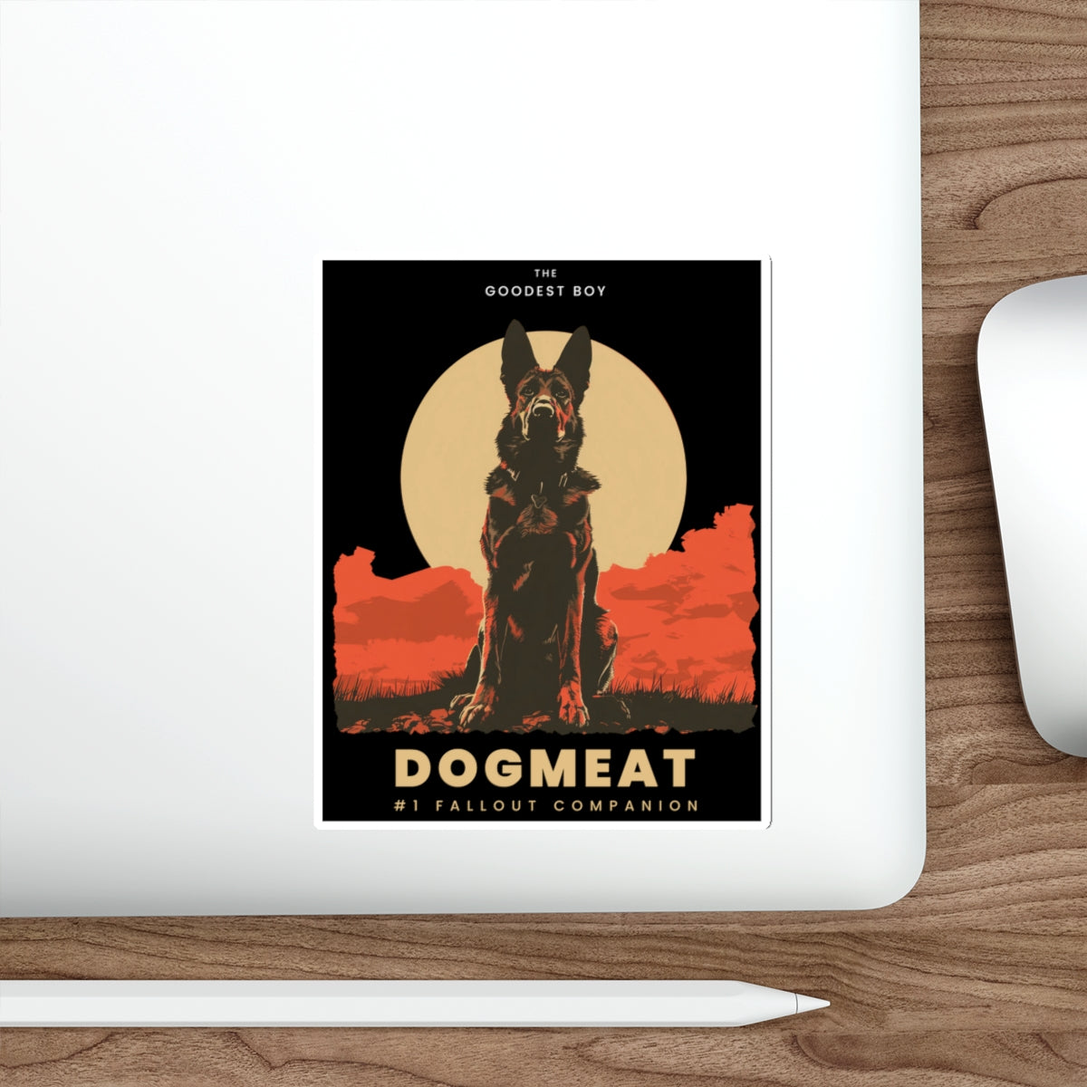 Dogmeat Die-Cut Sticker — 'The Goodest Boy' Fallout Companion Gaming Decal
