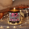 Pink Heart Chrome Eye Amber Jar Soy Candle