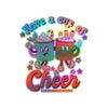 Holiday Hot Cocoa Sticker — "Have a Cup of Cheer" Kiss-Cut Vinyl Decal