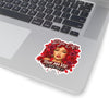 Rose Mosaic Portrait Kiss-Cut Stickers
