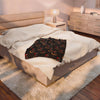 Krampus Santa Hat Christmas Velveteen Plush Blanket