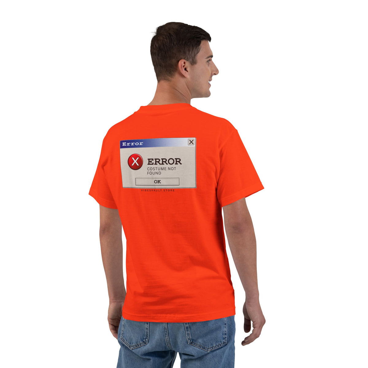ERROR Costume Not Found - T-shirt Top - Retro Vampire Heart Graphic Tee - Fall Halloween 2026
