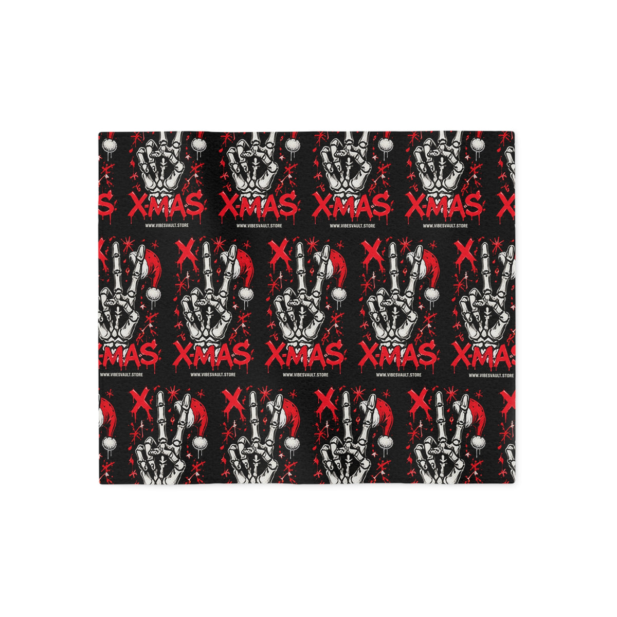 Heavy Metal XMAS Graphic Sweatshirt Blanket