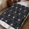 Stardust and Snowflakes Velveteen Plush Blanket