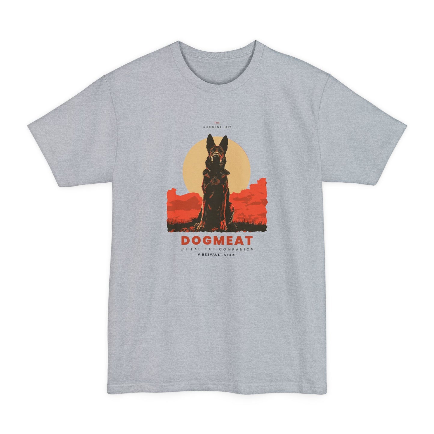 Dogmeat Retro Desert T-Shirt — Fallout-Inspired Dog Poster Tee