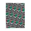 Christmas Alien Velveteen Plush Blanket
