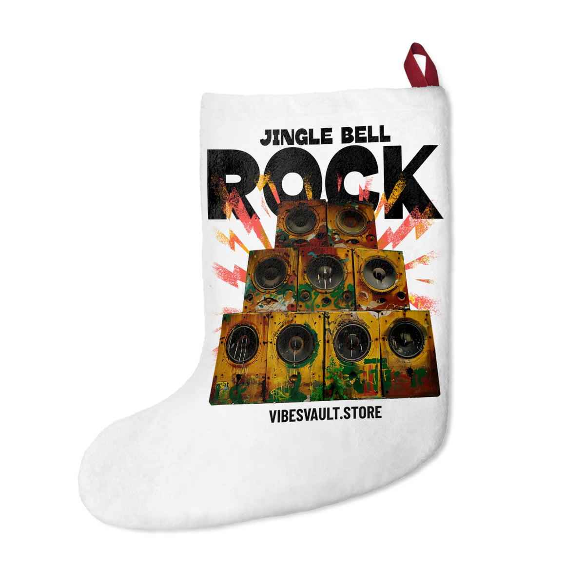 HOLIDAY Vintage Holiday Speakers Christmas Stockings