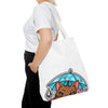 Brown Cat Umbrella All-Over Print Tote Bag