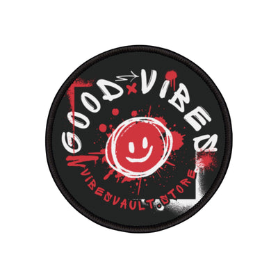 Smile Good Vibes Iron-On Patch