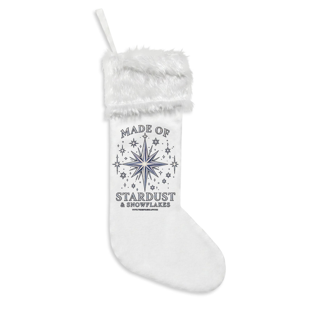 HOLIDAY Stardust and Snowflakes Christmas Stockings (Flannel)