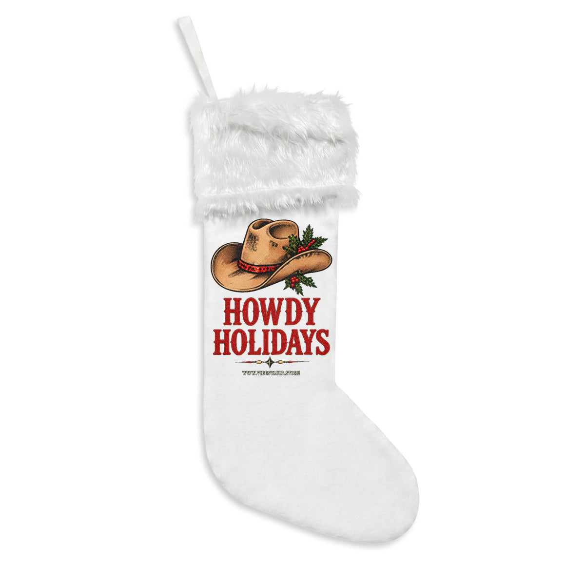 HOLIDAY Howdy Holidays Christmas Stockings (Flannel)