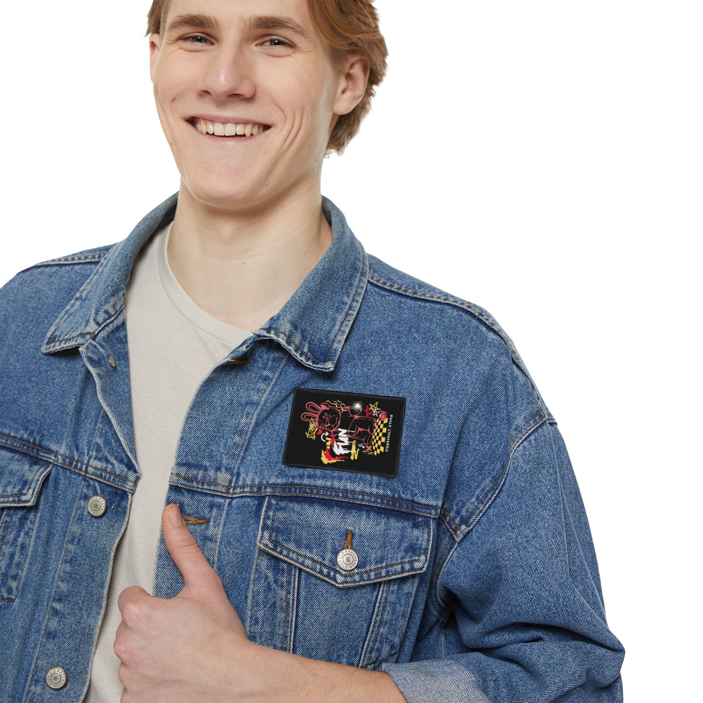 Dead Teddy Bear Iron-On Patch