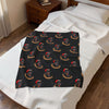 Krampus Santa Hat Christmas Velveteen Plush Blanket
