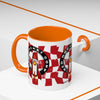 Coffee Mug — Red Rocket Corp Retro Rocket Logo Accent Mug (11/15oz)