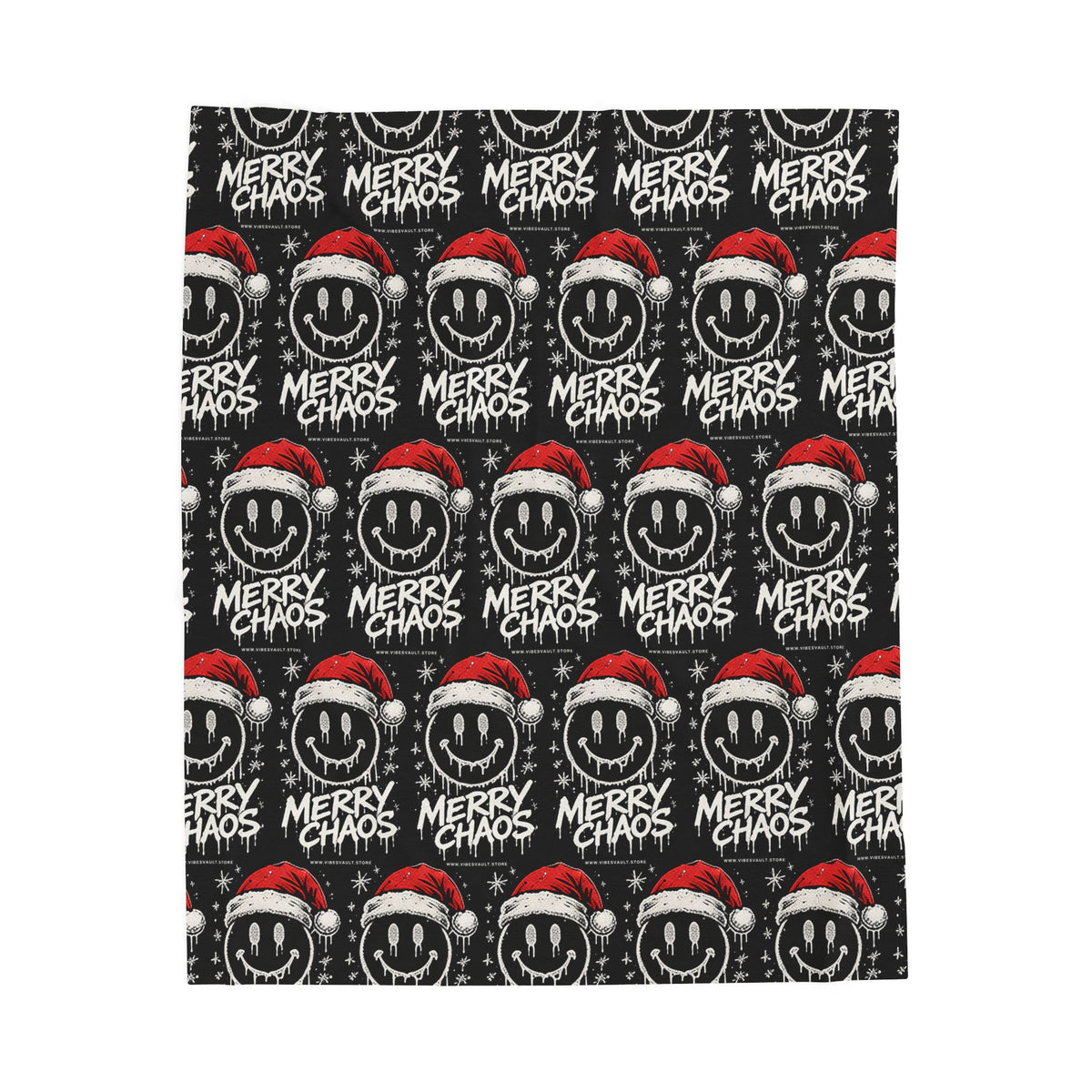 Merry Chaos Christmas Velveteen Plush Blanket
