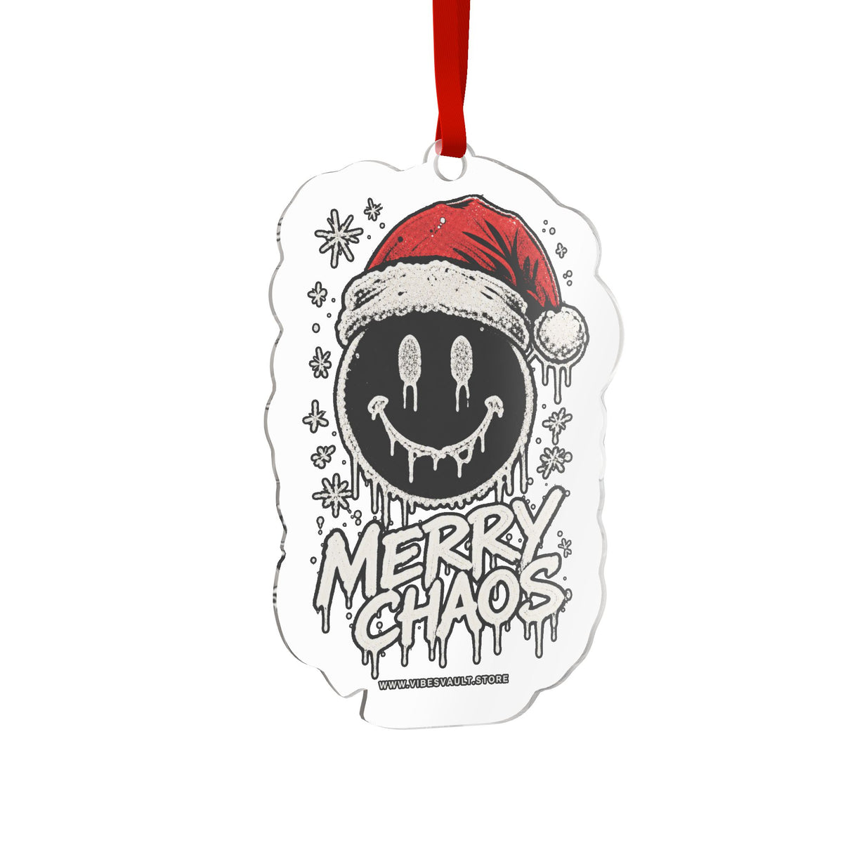 Merry Chaos Custom Cut Acrylic Ornament