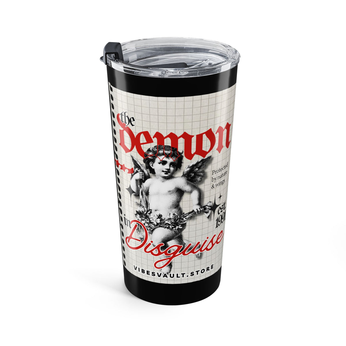 The Demon In Disguise 20oz Insulated Tumbler— Halloween 2026
