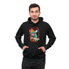 Hoodie — Fight Your Demons Retro Graphic Hooded Sweatshirt
