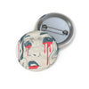 Scary Face Magic Tears Button Badge - Fall Halloween 2026