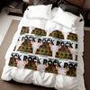 Jingle Bell Rock Christmas Sweatshirt Blanket