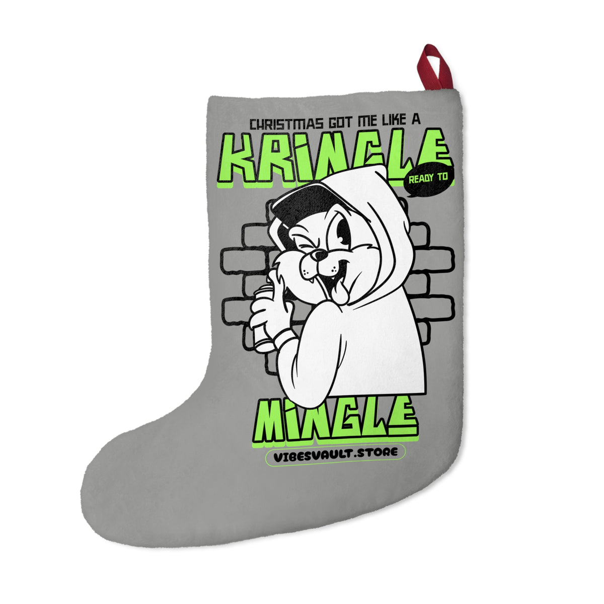 HOLIDAY Kringle Ready to Mingle Christmas Stockings
