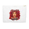 Rose Mosaic Portrait Accessory Pouch