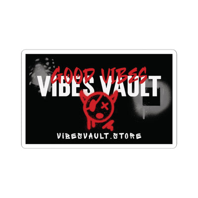 Devil Pirate Good Vibe Sticker Kiss-Cut Decal