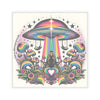 Rainbow UFO Sticker
