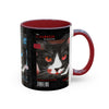 Halloween Cat Coffee Mug — Two-Tone Accent 11/15oz - Fall Halloween 2026