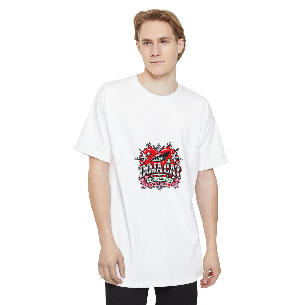 Red Heart Chrome Eye Hanes Tall Beefy-T Shirt