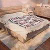HOLIDAY Skateboarding Through the Holidays Velveteen Plush Blanket