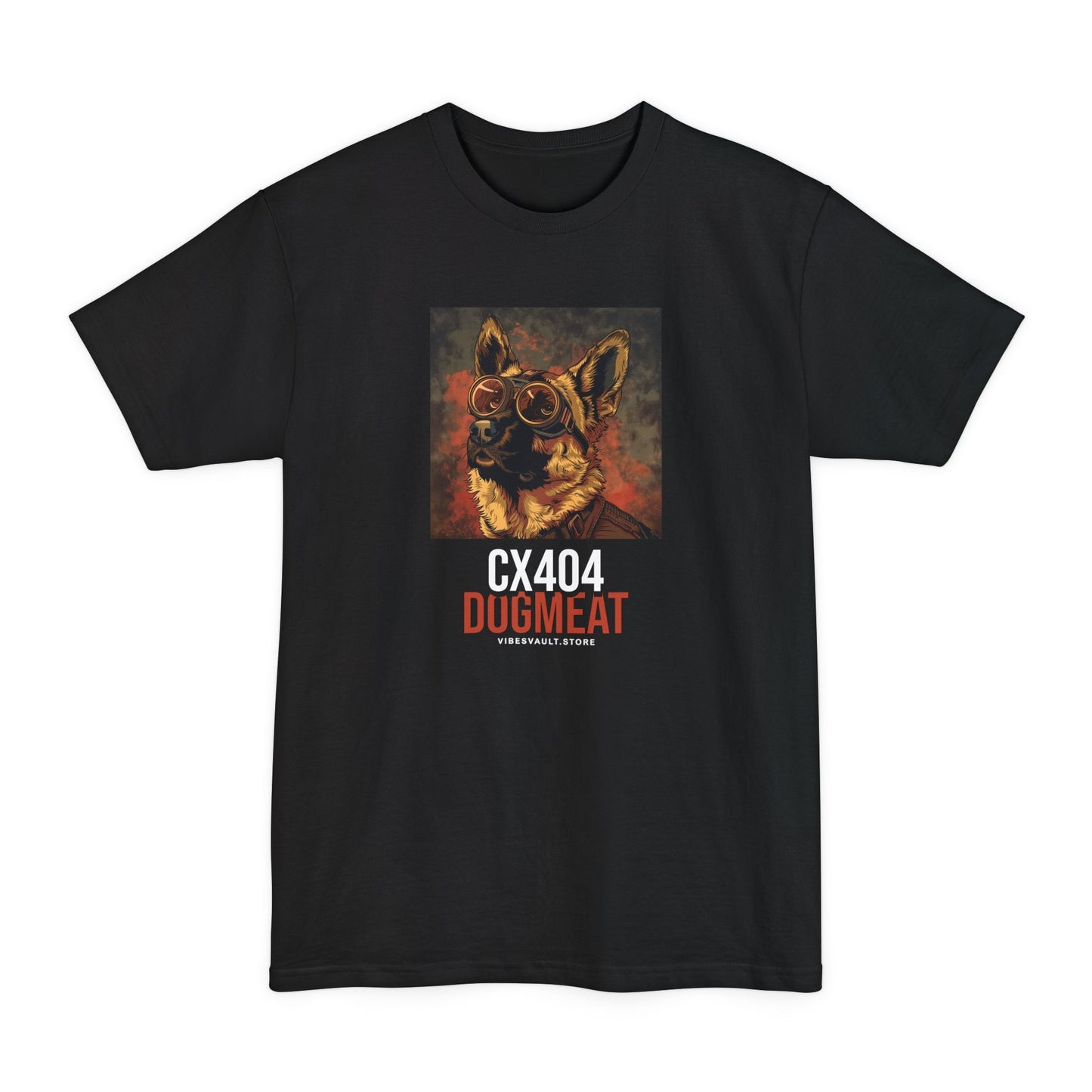 Dogmeat Portrait T-Shirt — CX404 Retro Vault Dog Design