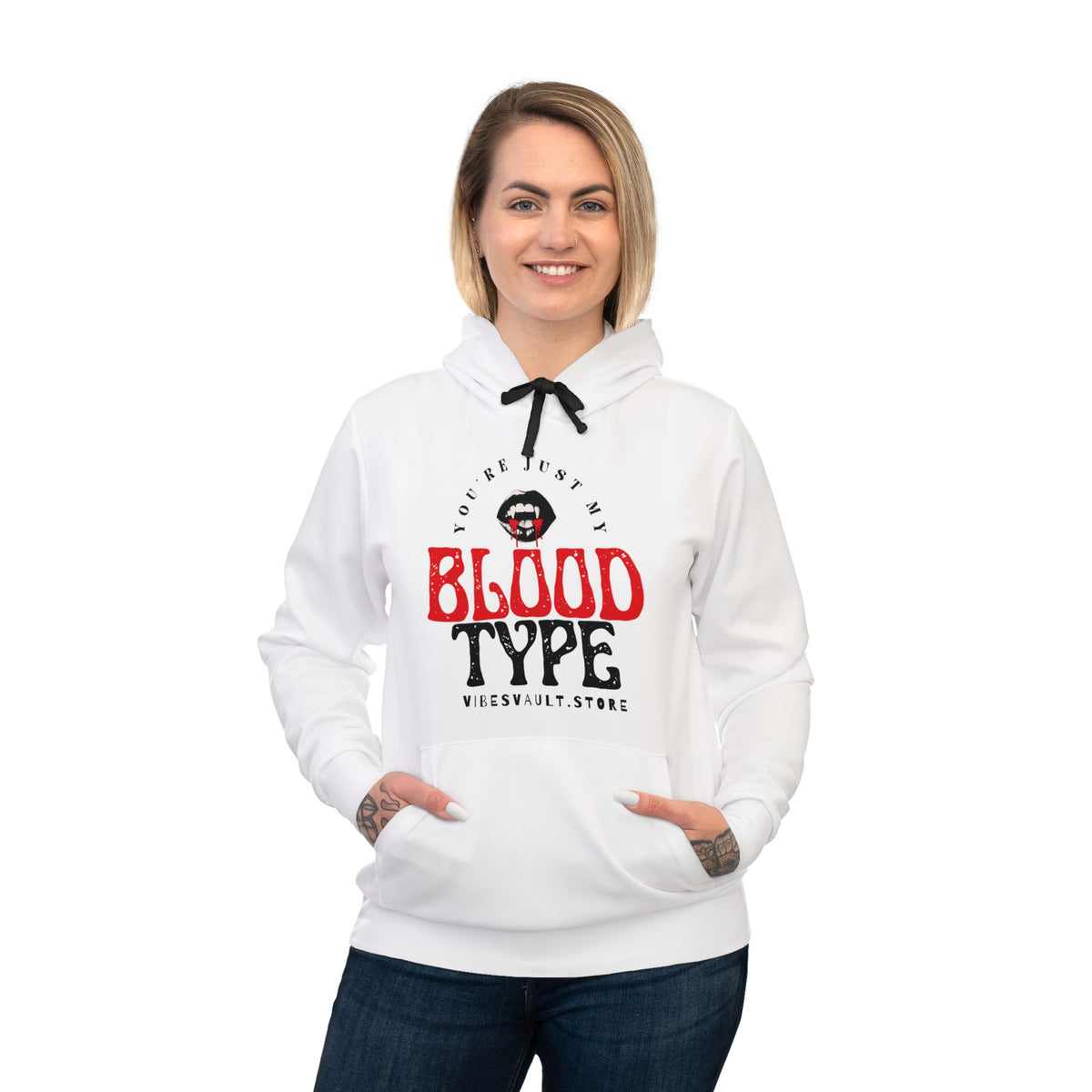 Blood Type Graphic Hoodie
