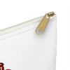 Rose Mosaic Portrait Accessory Pouch