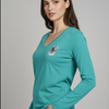 Aqua Beetlejuice Long Sleeve Shirt