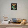 Magic Skull Bats Poster - "100% That Witch" Orange and Green - October Fall 2026