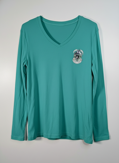 Aqua Beetlejuice Long Sleeve Shirt