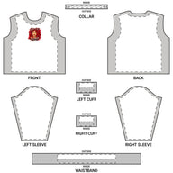 Rose Mosaic Portrait Crew-Neck Sweater