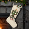 HOLIDAY Saddle Up for the Season Santa Stocking