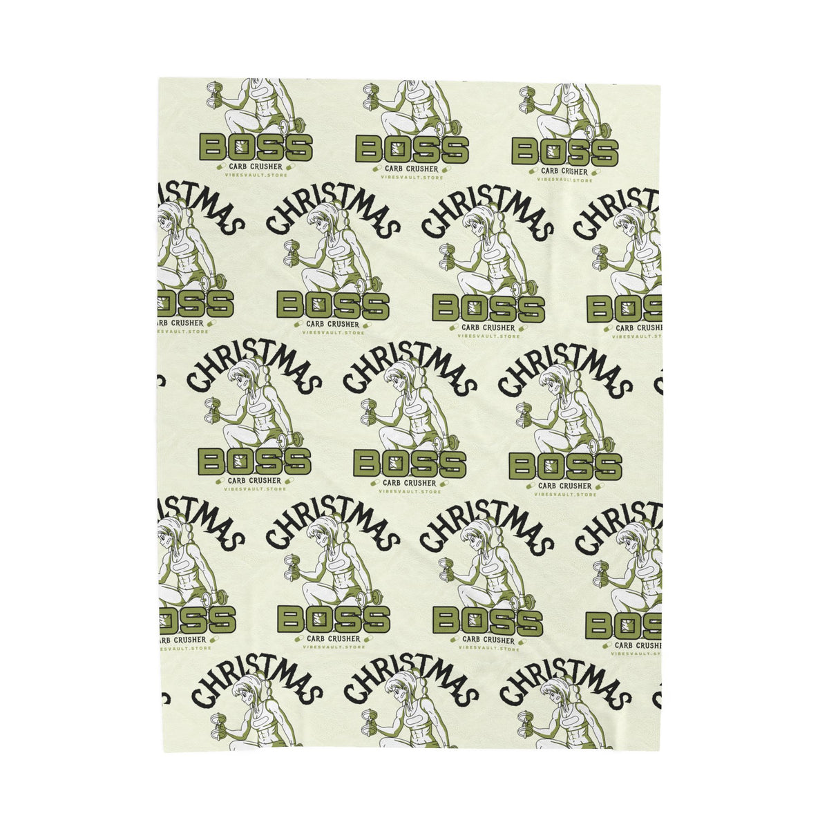 Boss Gym Girl Velveteen Plush Blanket