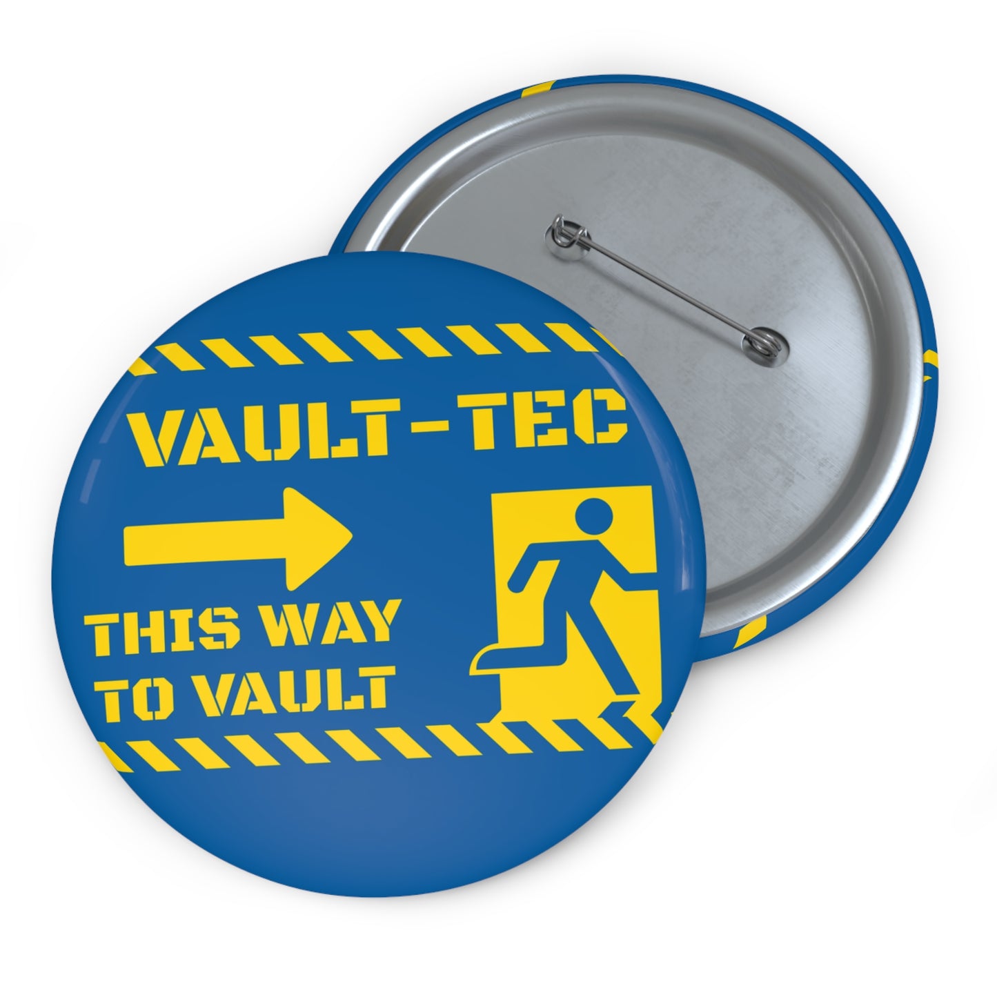 Vault-Tec 'This Way to Vault' Pin Button