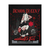 Demon Queen Kiss-Cut Vinyl Decal — Gothic Punk Sticker ("Unhinged Evil")— Halloween 2026