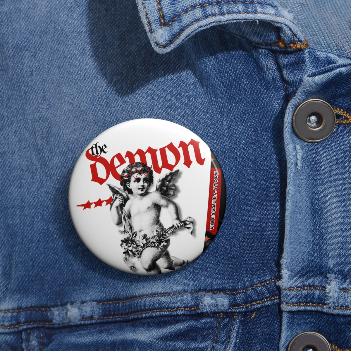 The Demon Button Badge - Fall Halloween 2026