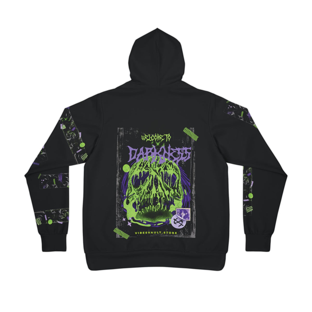 Darkness Skate Skull Hoodie