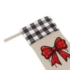 HOLIDAY Red Bow Christmas Stocking