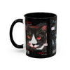 Halloween Cat Coffee Mug — Two-Tone Accent 11/15oz - Fall Halloween 2026