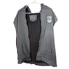 Grey Soft Hoodie Vest Beetlejuice